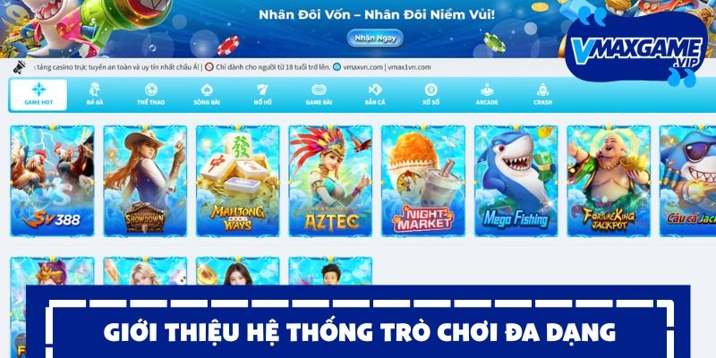 Giới thiệu hệ thống trò chơi