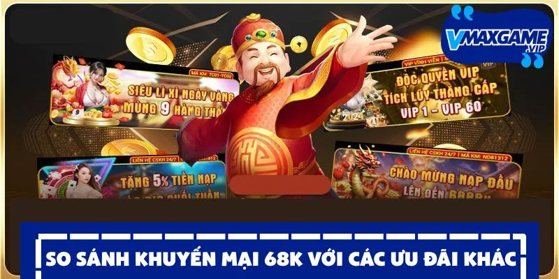 khuyến mại 68k tại vmax so sánh